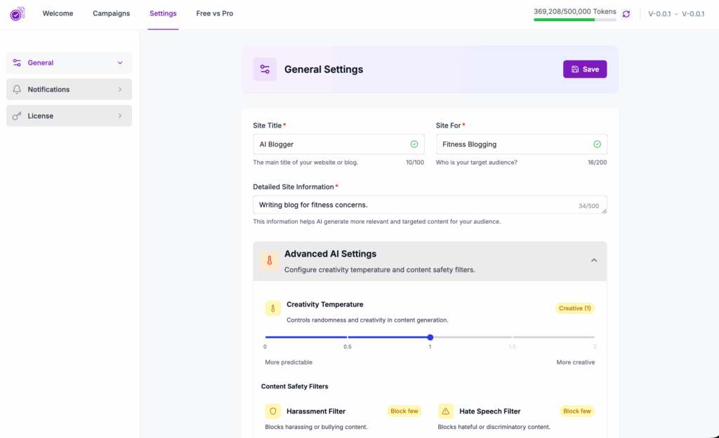 Home Step 2 AI Settings Configure 1024x625